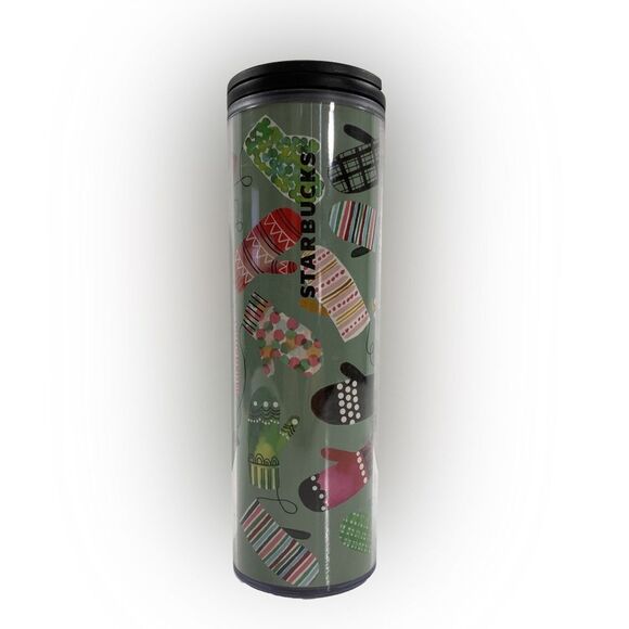 Starbucks Other - Starbucks Winter Mittens 16 oz Travel Mug Tumbler Insulated Holiday Cup